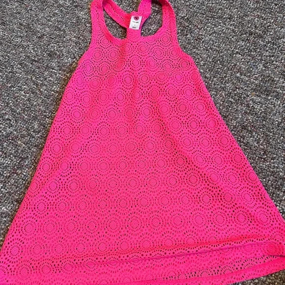 Pink swimsuit cover up - Picture 2 of 3